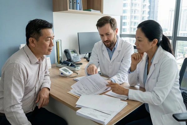 Patient evaluation for stem cell support in ulcerative colitis with medical history and inflammation review