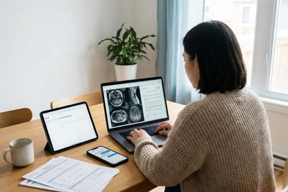 Sharing medical reports for stem cell therapy spinal cord injury evaluation