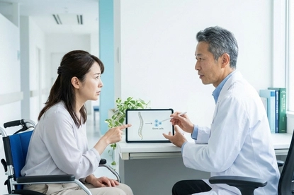 Receiving doctor feedback on stem cell treatment options for spinal cord injury