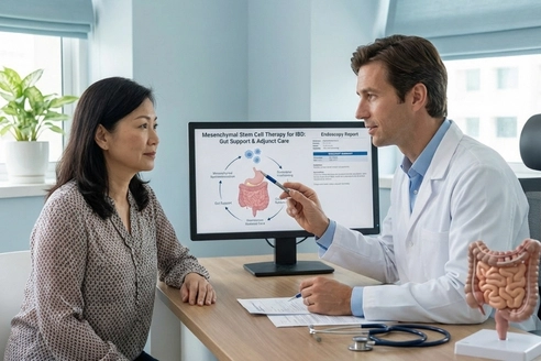 Stem cell therapy designed to support gut healing in inflammatory bowel disease