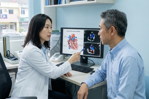 Stem cell therapy supporting heart tissue repair and cardiac function