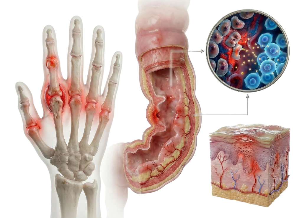 Immune and inflammatory conditions anatomy