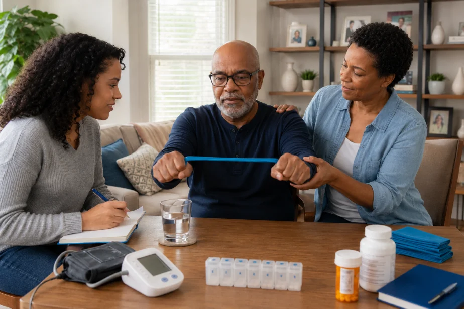 Family role in daily rehab